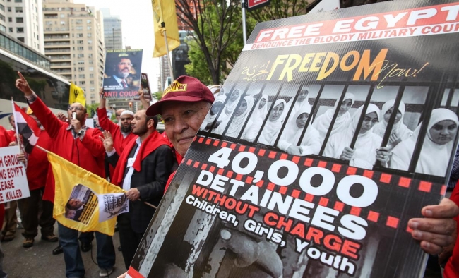 NewYork'ta Mursi'ye destek protestosu 6