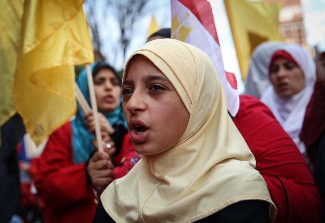 NewYork'ta Mursi'ye destek protestosu 8