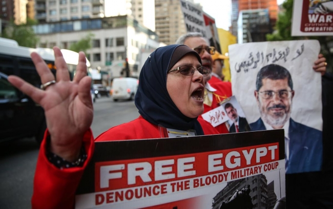 NewYork'ta Mursi'ye destek protestosu 9