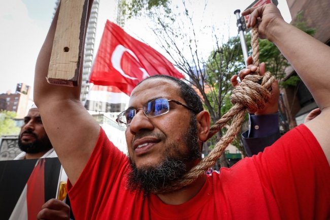 NewYork'ta Mursi'ye destek protestosu 12