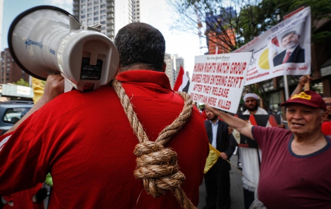 NewYork'ta Mursi'ye destek protestosu 13