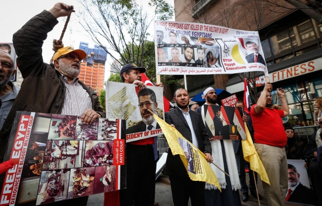 NewYork'ta Mursi'ye destek protestosu 14