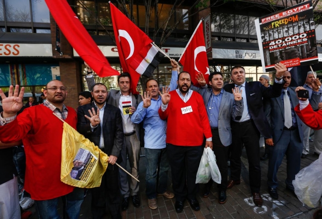 NewYork'ta Mursi'ye destek protestosu 17