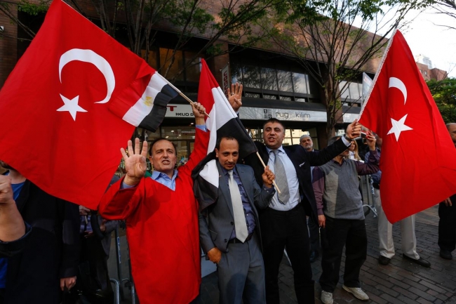 NewYork'ta Mursi'ye destek protestosu 18