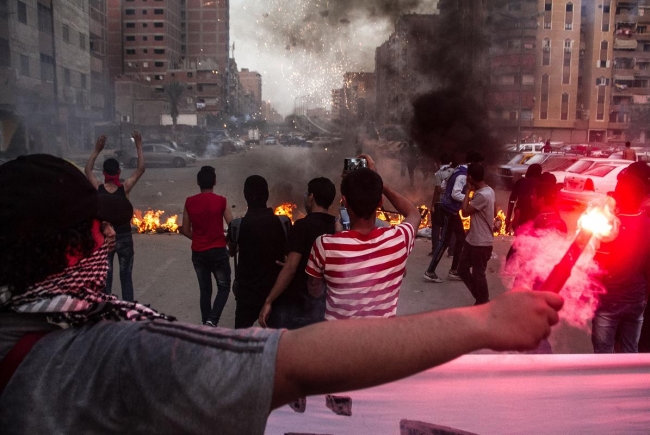 Mısır'da Sisi'ye protesto 4