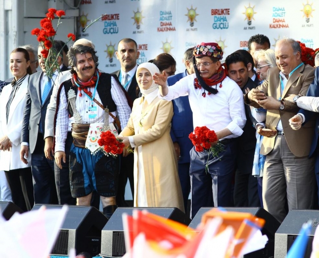 AK Parti'nin İzmir mitinginden renkli kareler 10