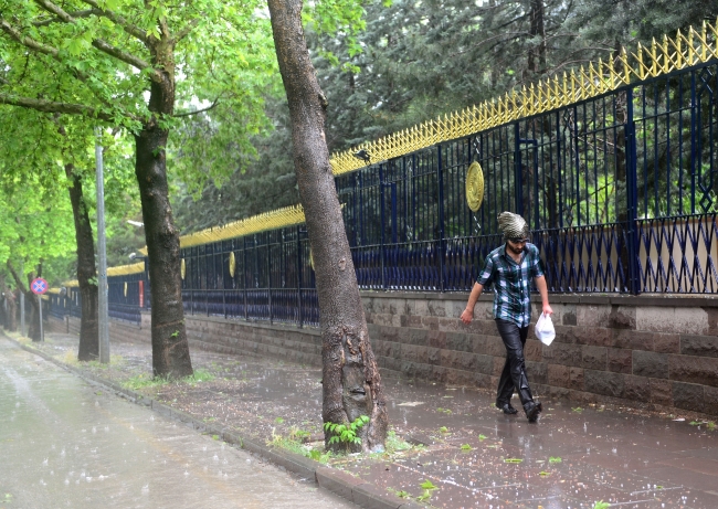 Başkent'te dolu baskını 7