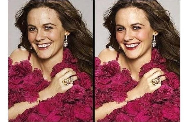 Ünlüleri Photoshop'suz görün! 10