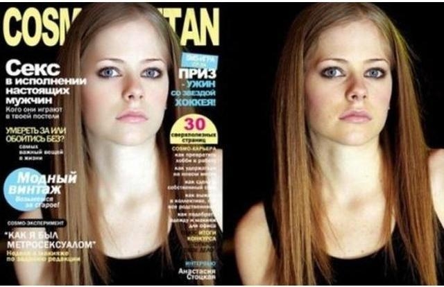 Ünlüleri Photoshop'suz görün! 12