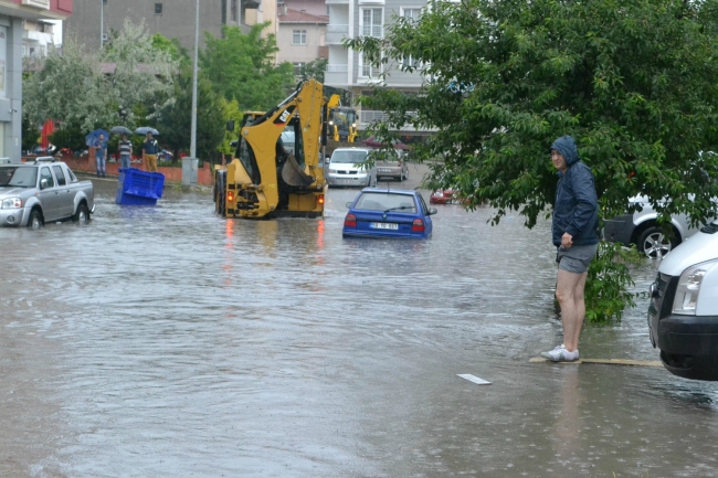 Çerkezköy sular altında 9