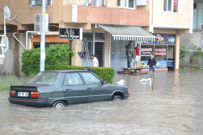 Çerkezköy sular altında 10