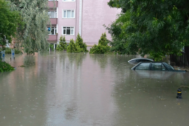 Çerkezköy sular altında 2