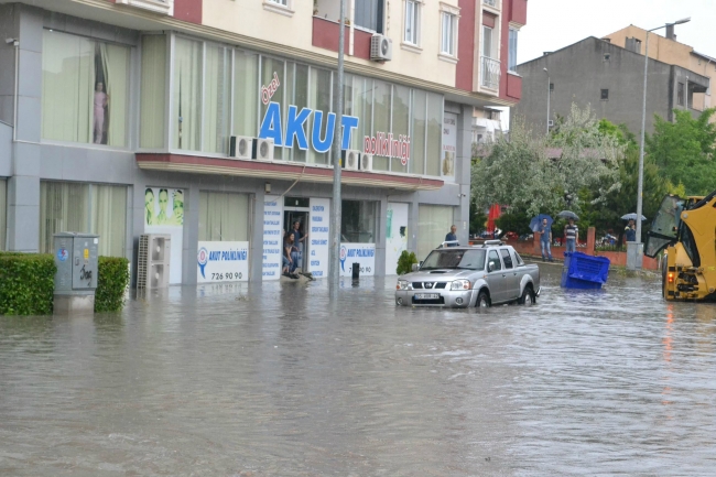 Çerkezköy sular altında 8
