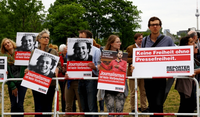 Sisi'ye Almanya'da Rabia protestosu 15