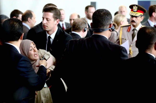 Sisi'ye Almanya'da Rabia protestosu 5