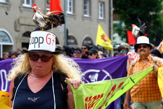 G7'ye renkli protesto 11