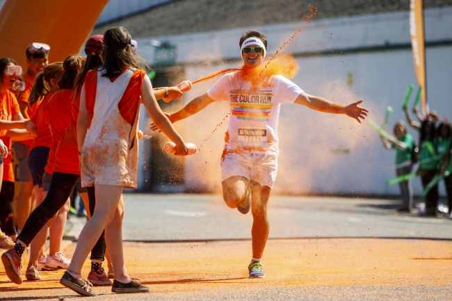 Londra'daki Color Sky koşusundan kareler 3