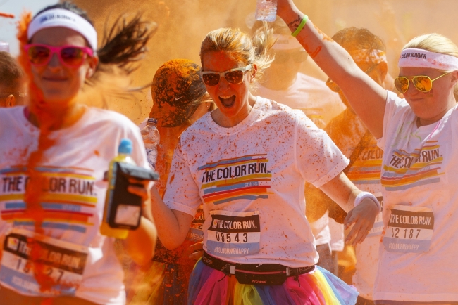 Londra'daki Color Sky koşusundan kareler 5