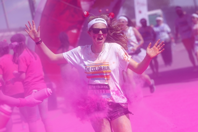 Londra'daki Color Sky koşusundan kareler 2