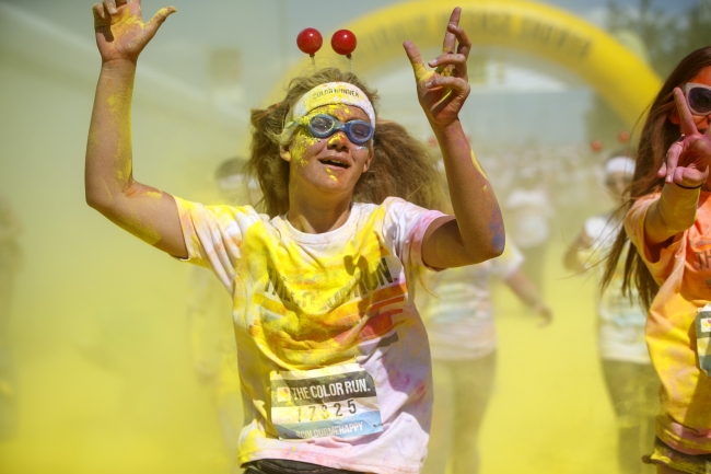 Londra'daki Color Sky koşusundan kareler 12