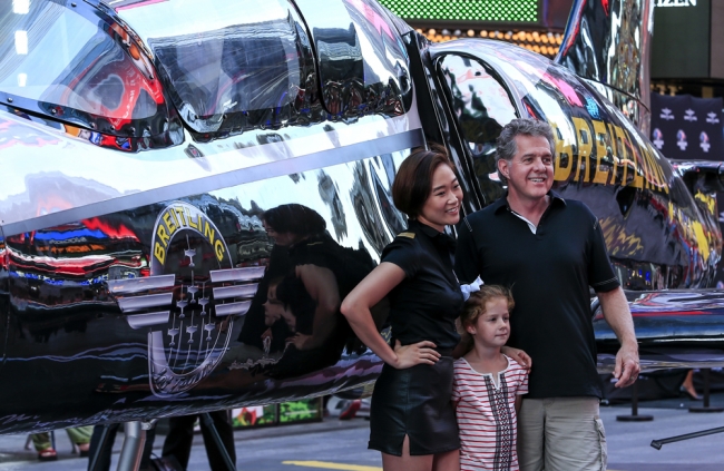 Times meydanına uçak indi 5