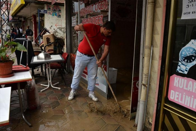 Ankara'yı sel aldı 7