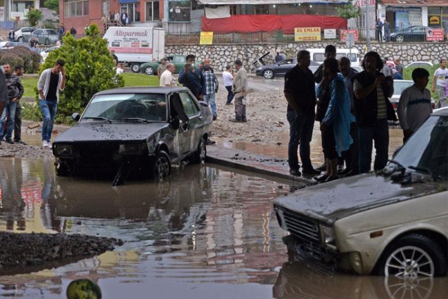 Ankara'yı sel aldı 6