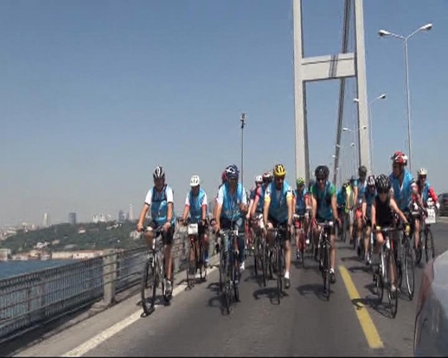 10 bin bisiklet, İstanbul'dan geçti 10