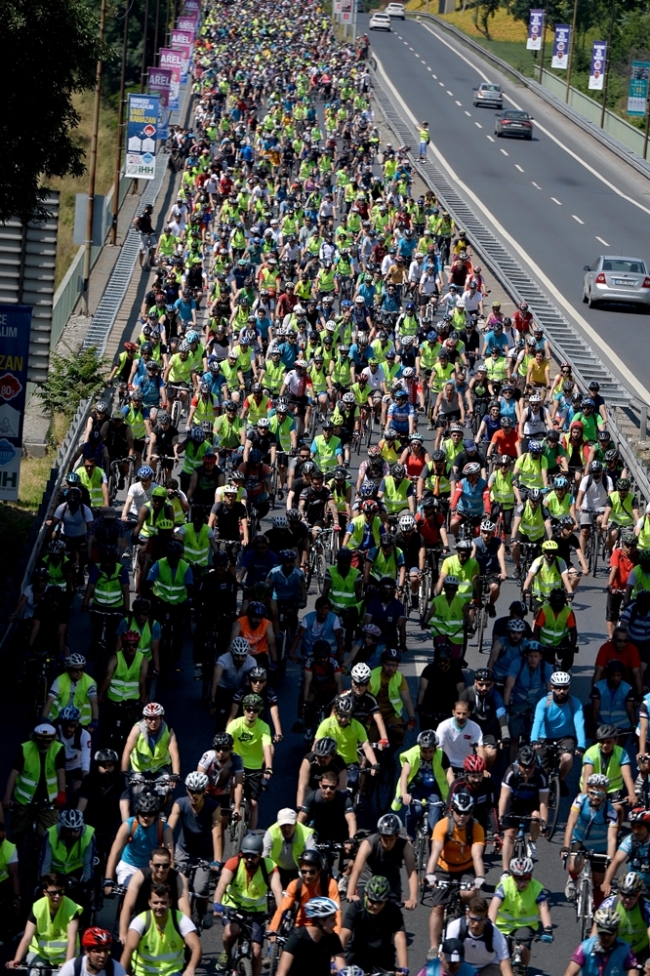 10 bin bisiklet, İstanbul'dan geçti 8