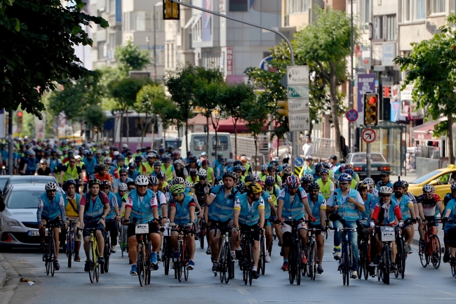 10 bin bisiklet, İstanbul'dan geçti 1