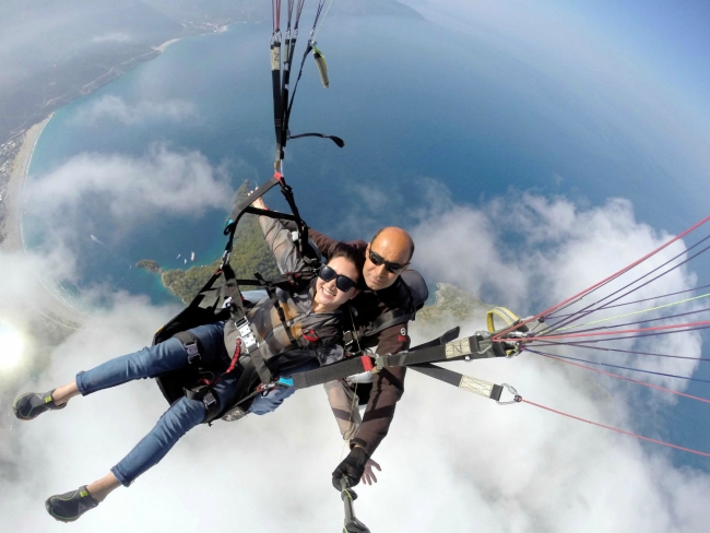 Bulutlar üzerinde tatil keyfi 2