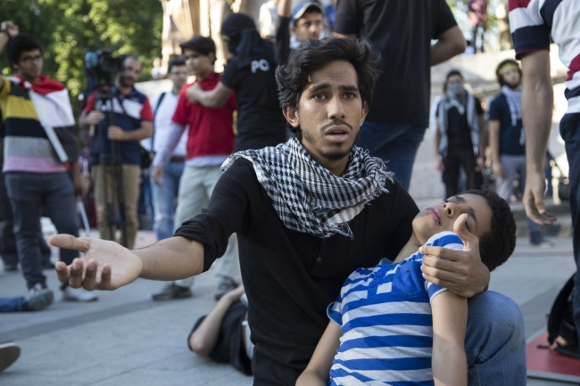 Mısır darbesi 2. yılında protesto edildi 6