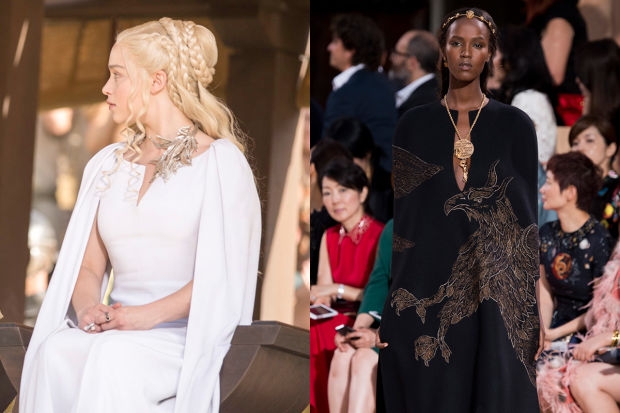 Valentino defilesi mi 'Game of Thrones' seti mi belli değil! 4