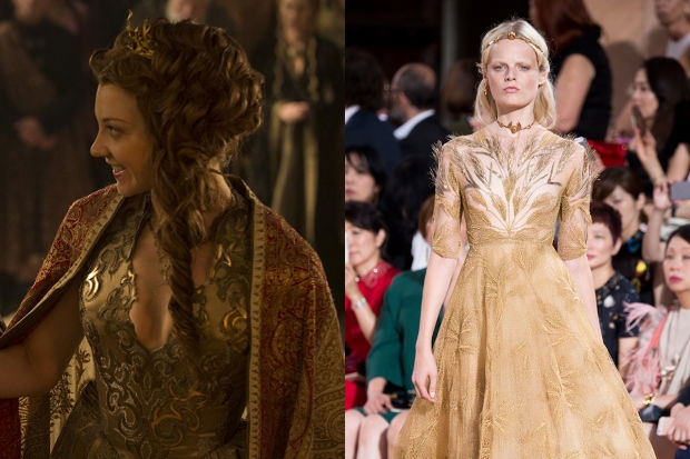 Valentino defilesi mi 'Game of Thrones' seti mi belli değil! 5