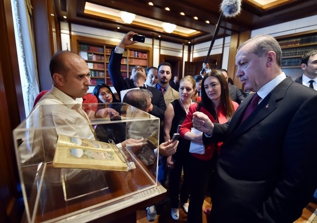 Cumhurbaşkanı Erdoğan'ın huzur bulduğu oda... 1