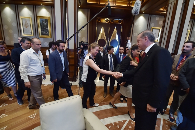 Cumhurbaşkanı Erdoğan'ın huzur bulduğu oda... 14