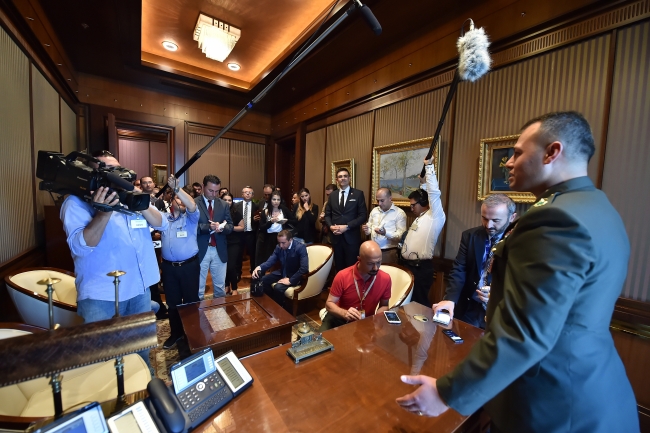 Cumhurbaşkanı Erdoğan'ın huzur bulduğu oda... 15