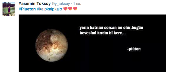 Sosyal medyada Plüton 3