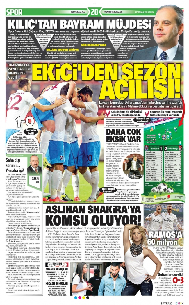 Sporun manşetleri Ibrahimovic için yanıyor 33