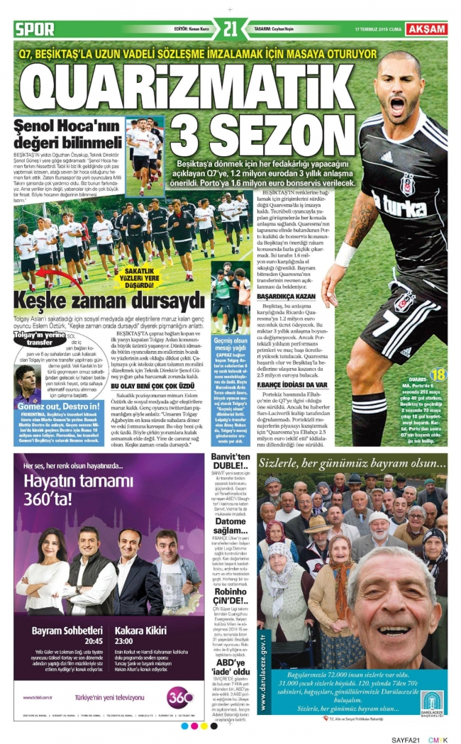 Sporun manşetleri Ibrahimovic için yanıyor 32