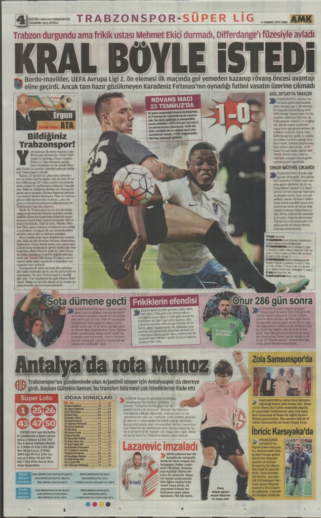 Sporun manşetleri Ibrahimovic için yanıyor 29