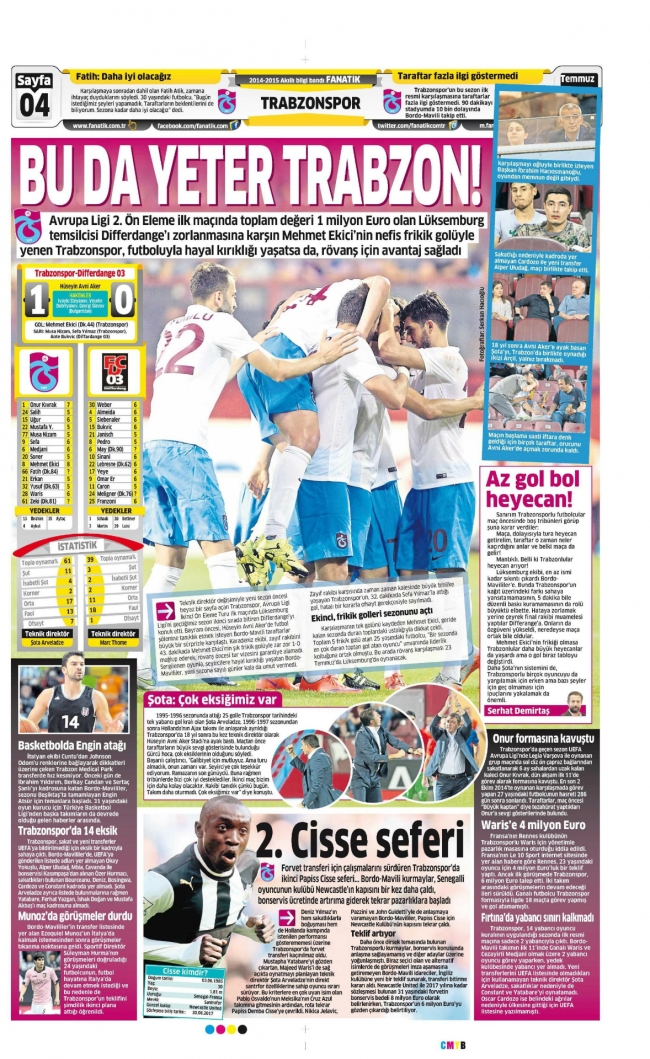 Sporun manşetleri Ibrahimovic için yanıyor 26