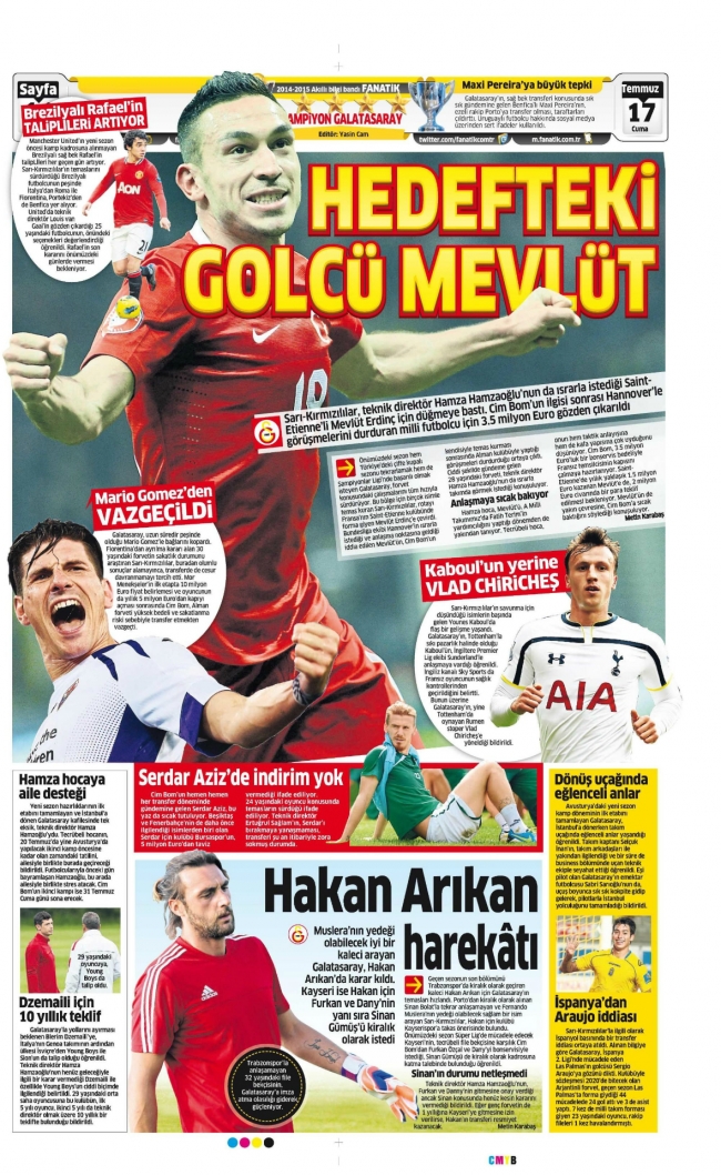 Sporun manşetleri Ibrahimovic için yanıyor 24