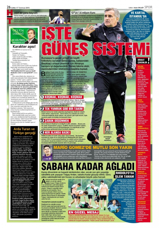 Sporun manşetleri Ibrahimovic için yanıyor 19