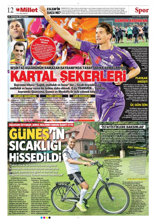 Sporun manşetleri Ibrahimovic için yanıyor 15