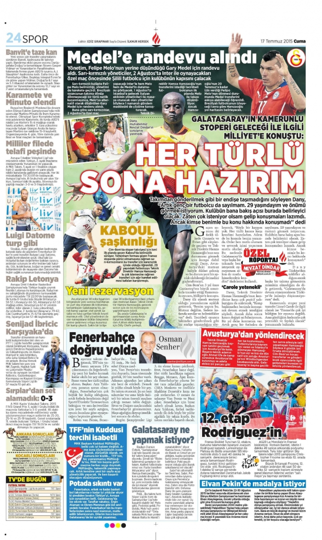 Sporun manşetleri Ibrahimovic için yanıyor 13