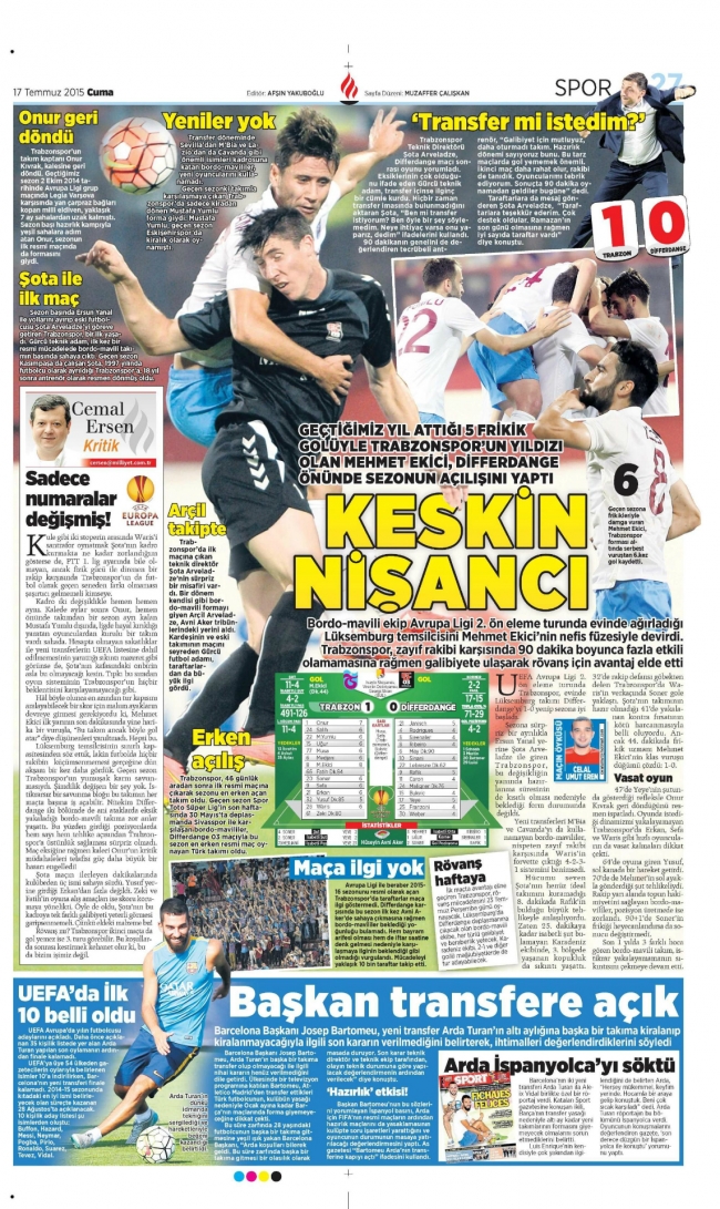 Sporun manşetleri Ibrahimovic için yanıyor 11