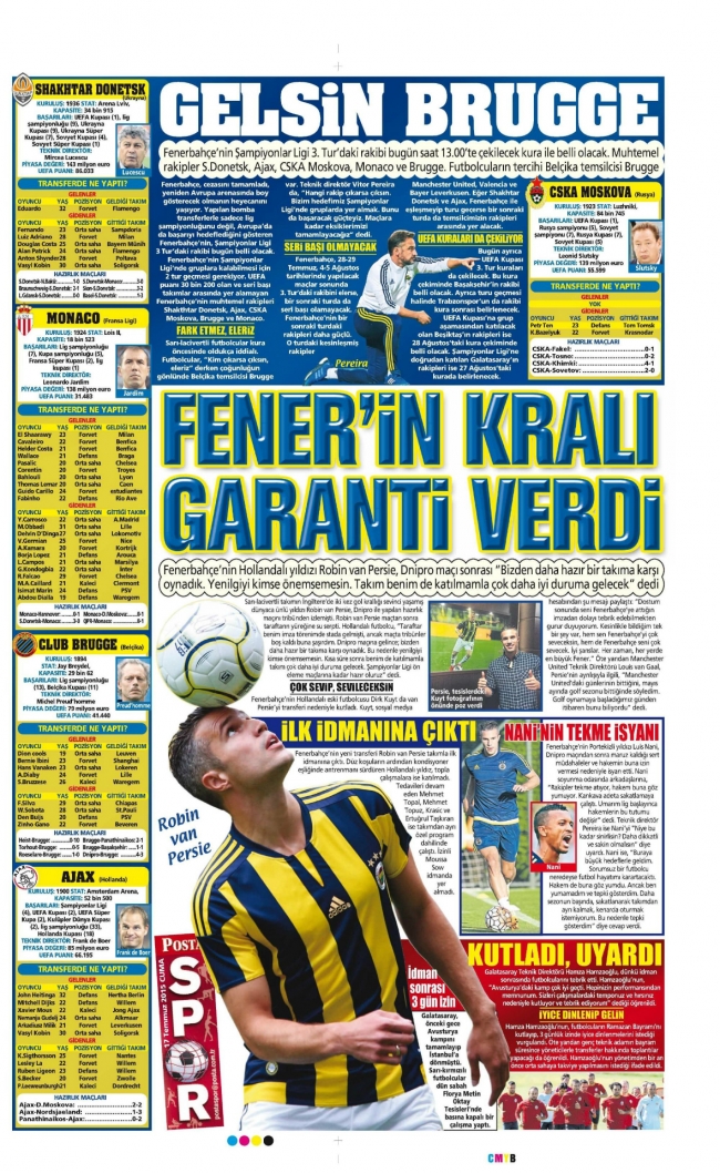 Sporun manşetleri Ibrahimovic için yanıyor 9