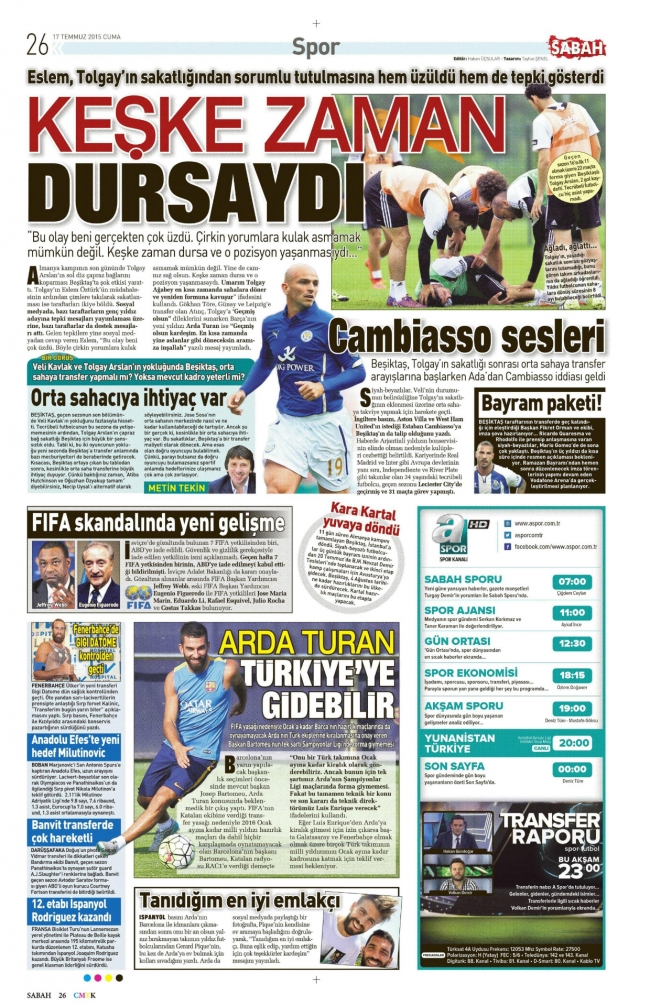 Sporun manşetleri Ibrahimovic için yanıyor 8