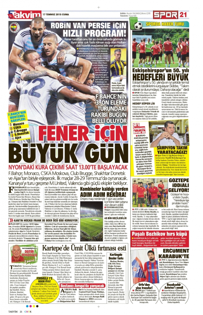 Sporun manşetleri Ibrahimovic için yanıyor 6